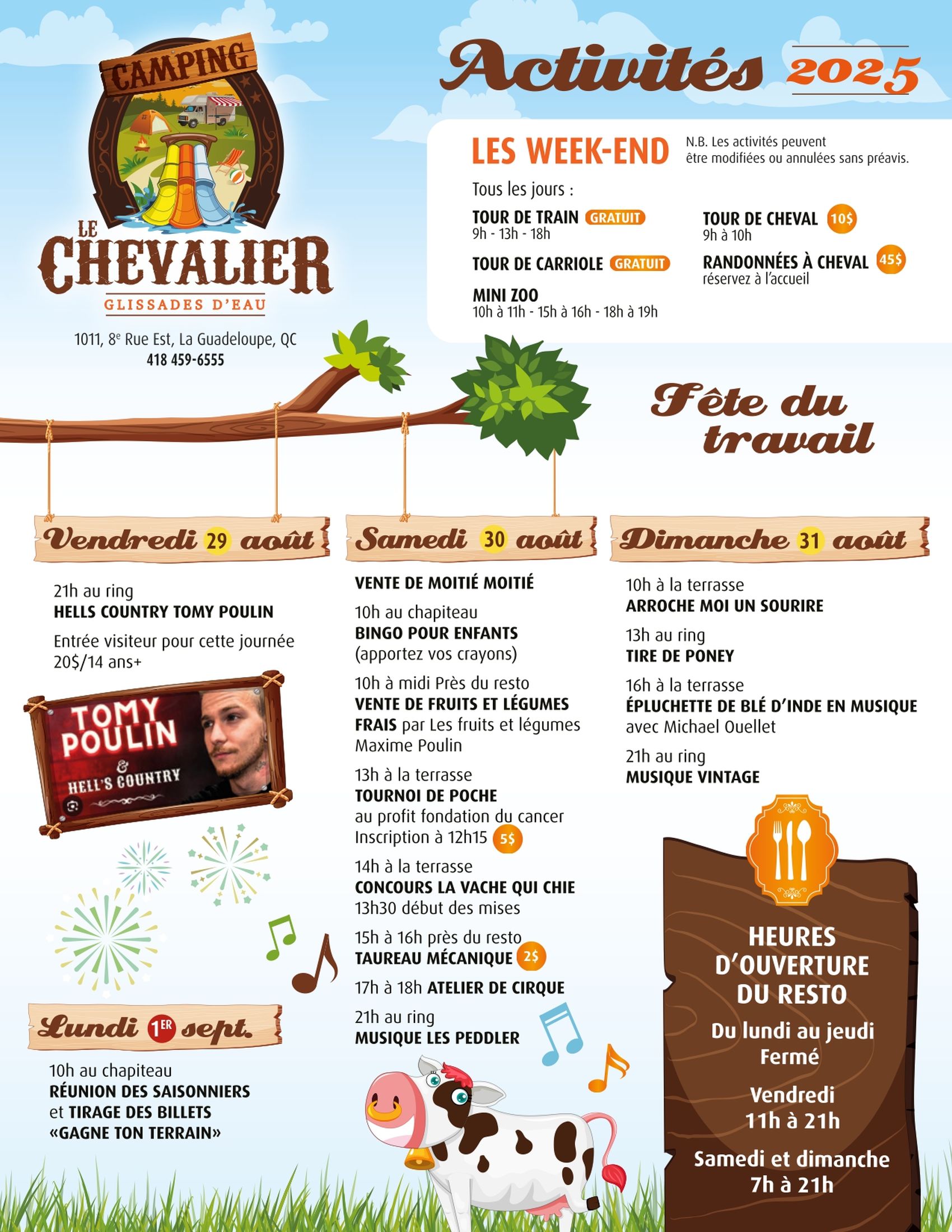 Programmation 29 31 aout 2025 CAMPING